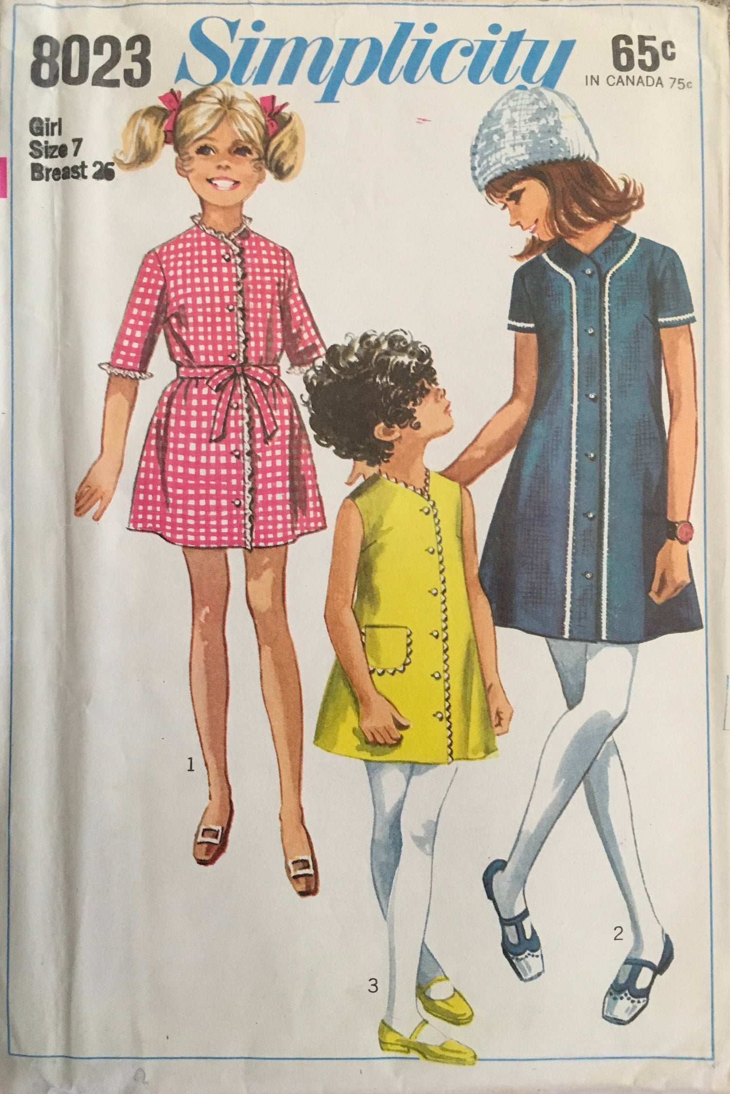 Simplicity 8023 Sewing Pattern (Vintage) UNCUT