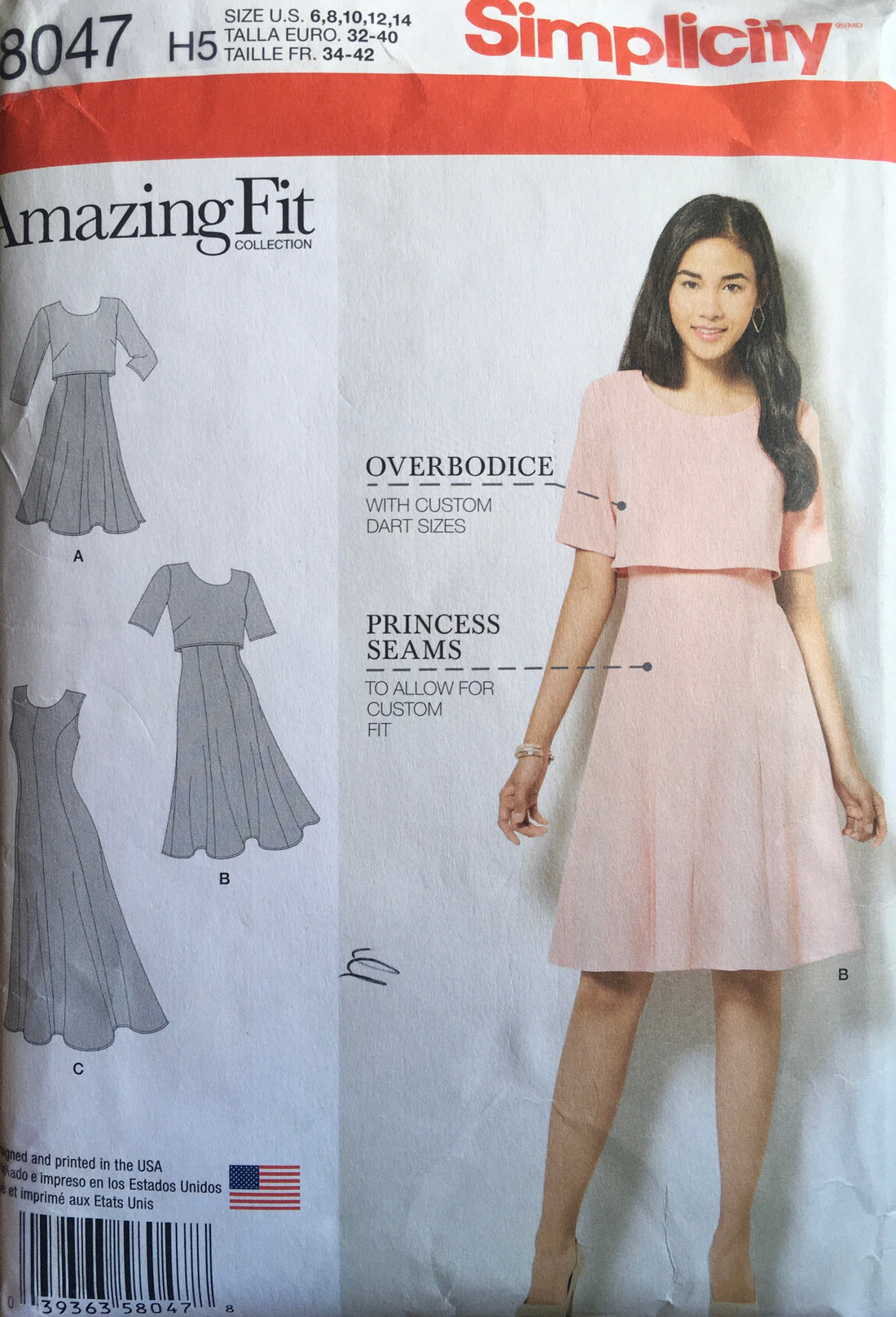 Simplicity 8047 Sewing Pattern (Vintage) CUT