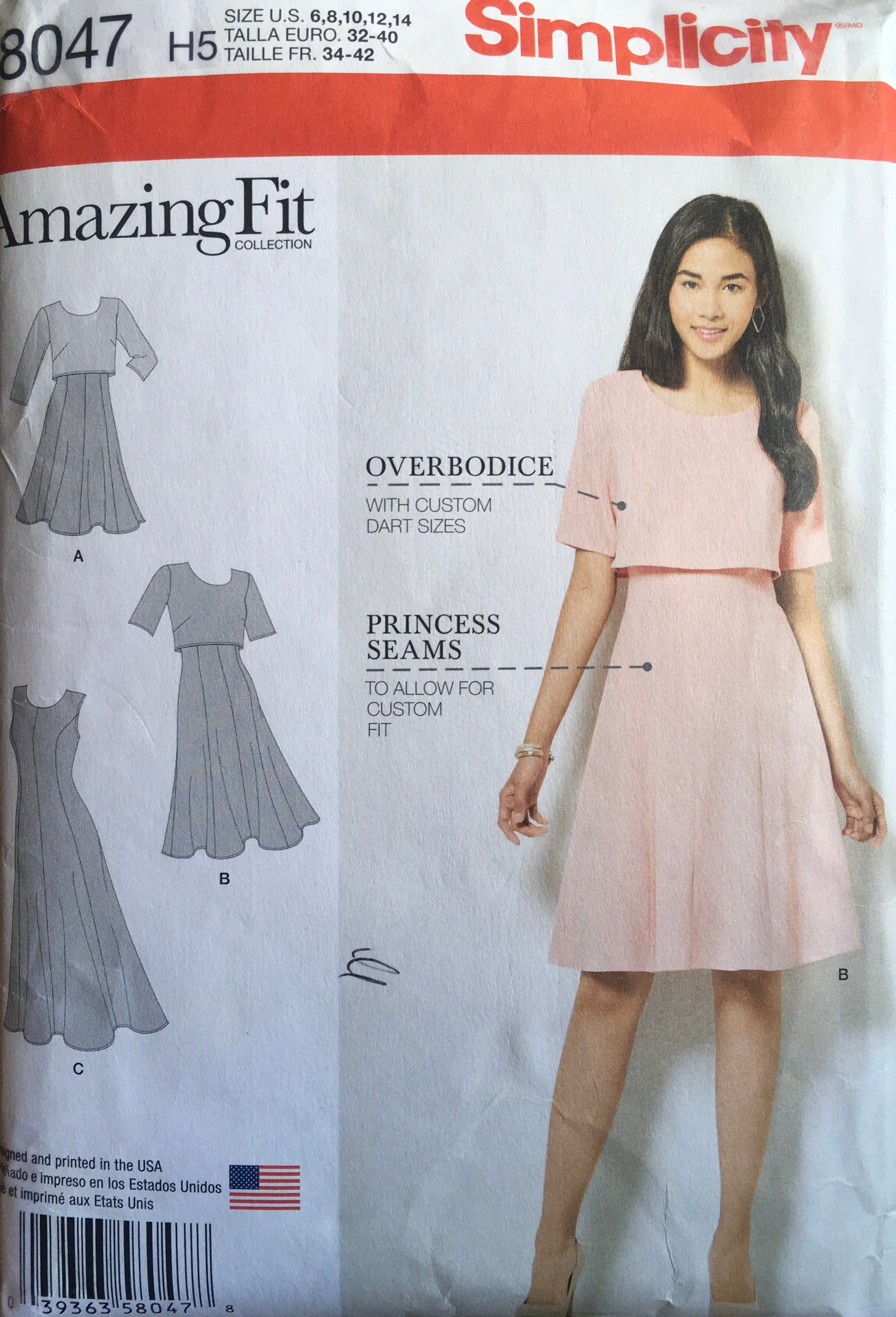 Simplicity 8047 Sewing Pattern (Vintage) CUT