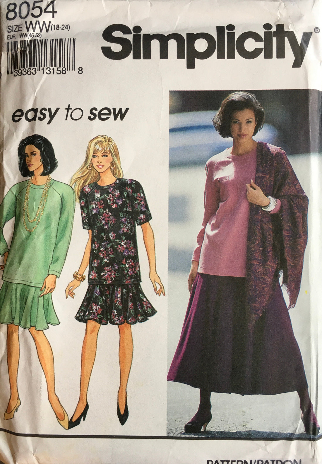 Simplicity 8054 Sewing Pattern (Vintage) UNCUT