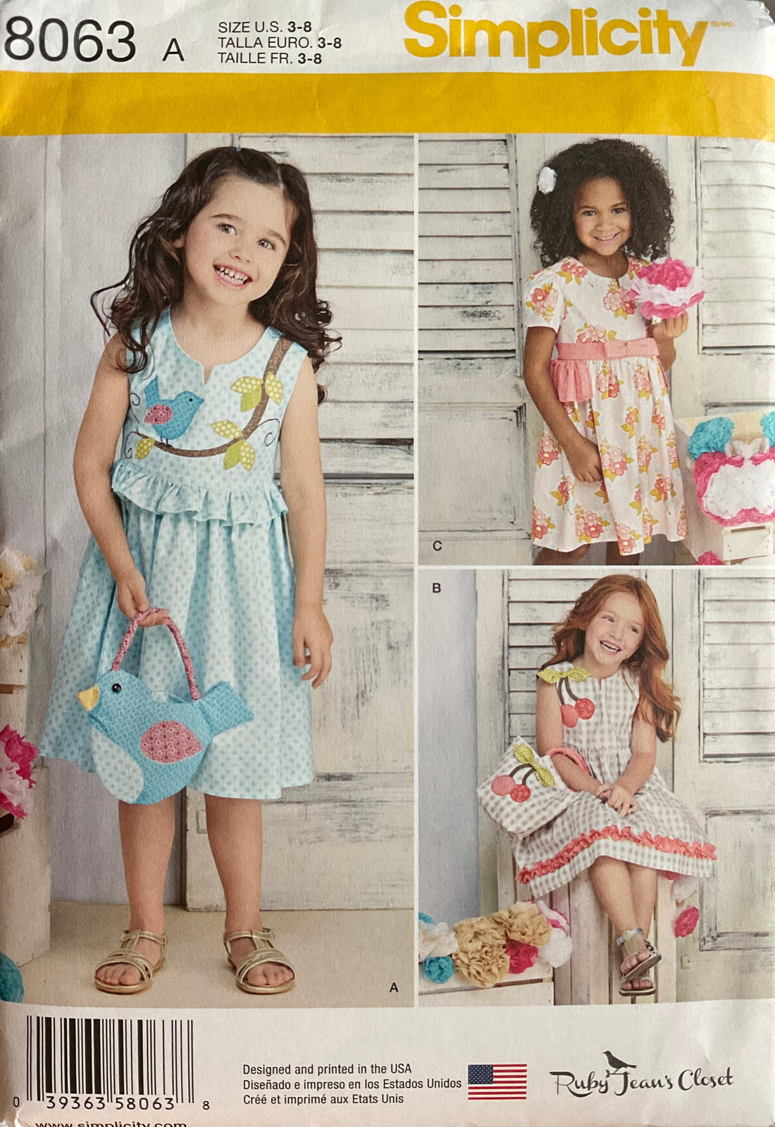 Simplicity 8063 Sewing Pattern UNCUT