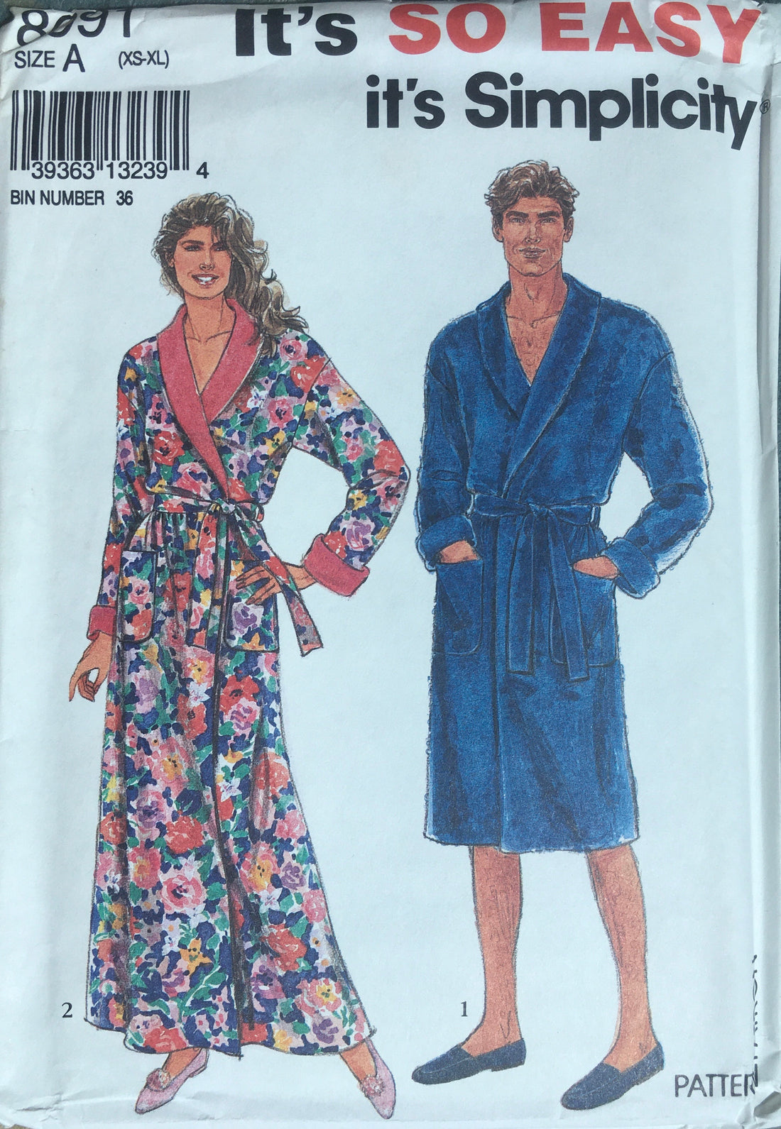 Simplicity 8091 Sewing Pattern (Vintage) UNCUT/CUT