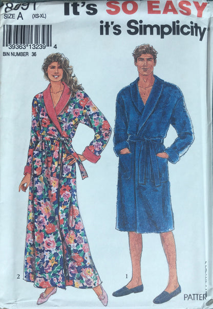 Simplicity 8091 Sewing Pattern (Vintage) UNCUT/CUT