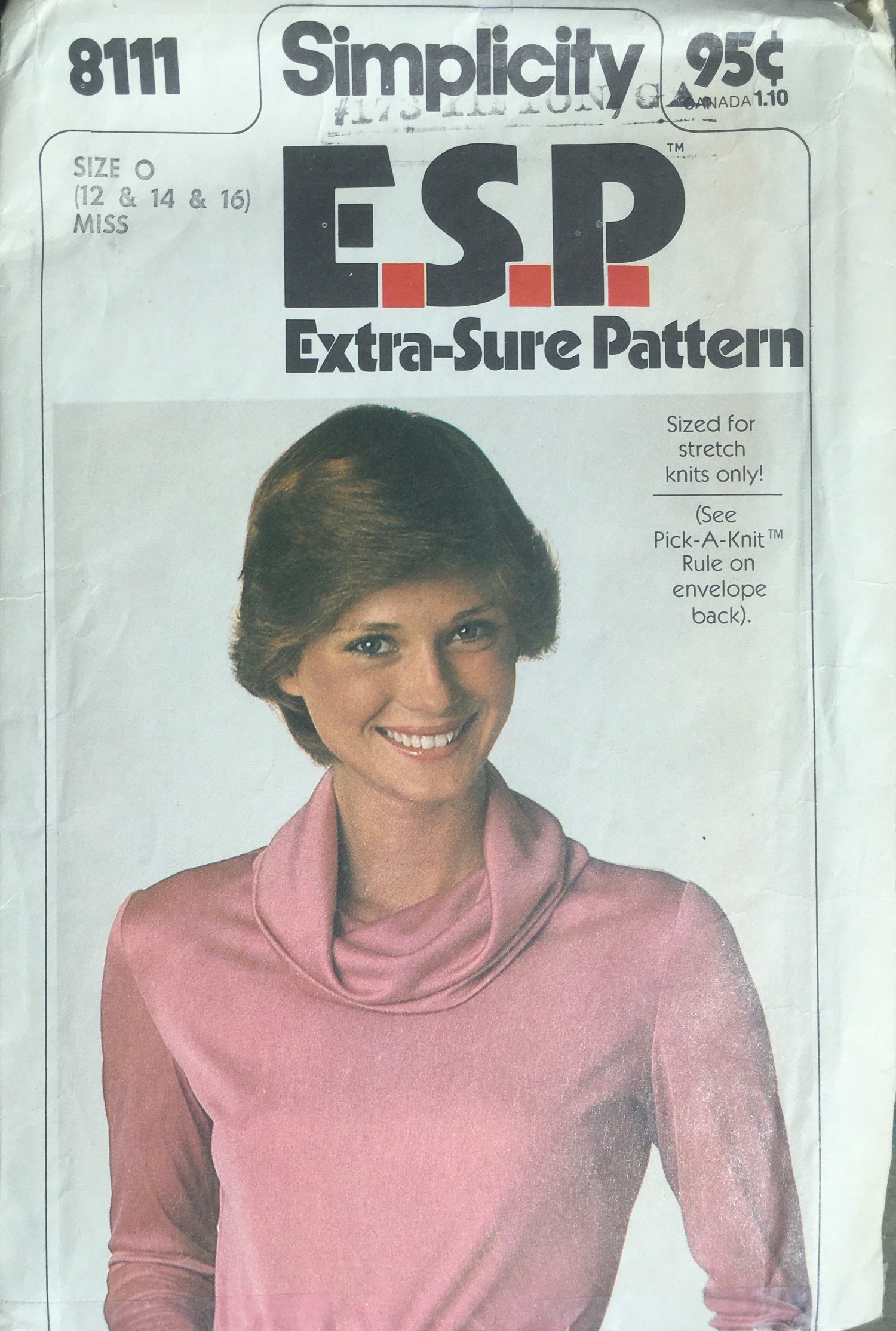 Simplicity 8111 Sewing Pattern (Vintage) CUT