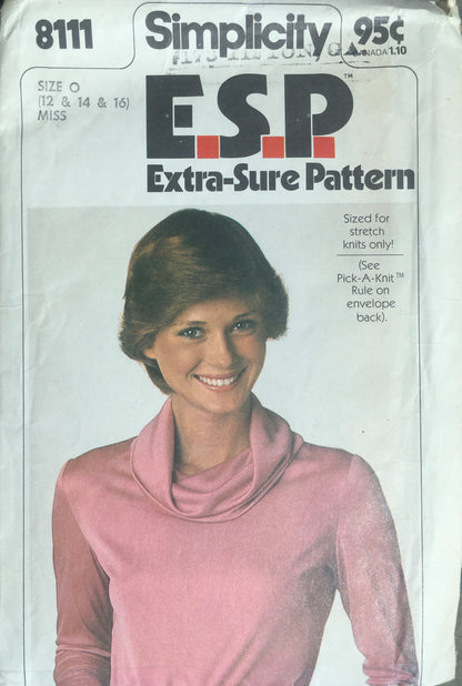 Simplicity 8111 Sewing Pattern (Vintage) CUT
