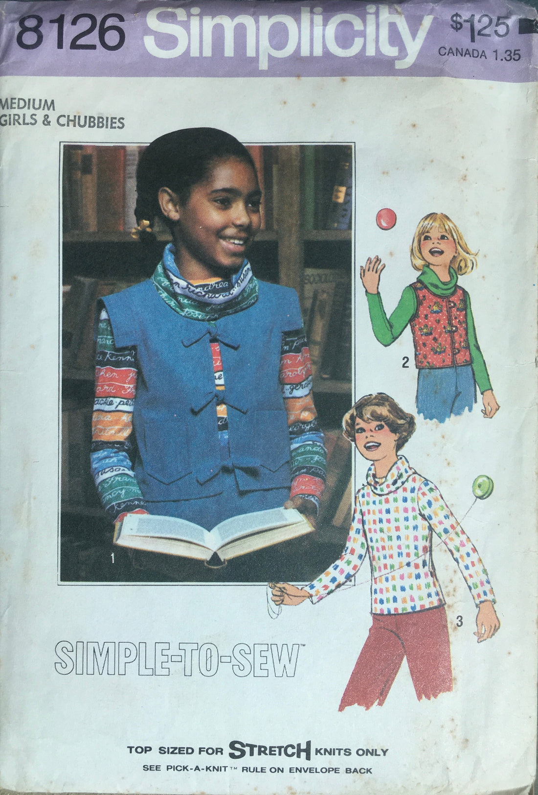 Simplicity 8126 Sewing Pattern (Vintage) CUT