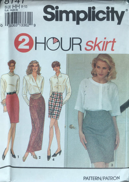 Simplicity 8141 Sewing Pattern (Vintage) UNCUT/CUT