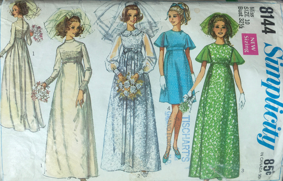 Simplicity 8144 Sewing Pattern (Vintage) CUT