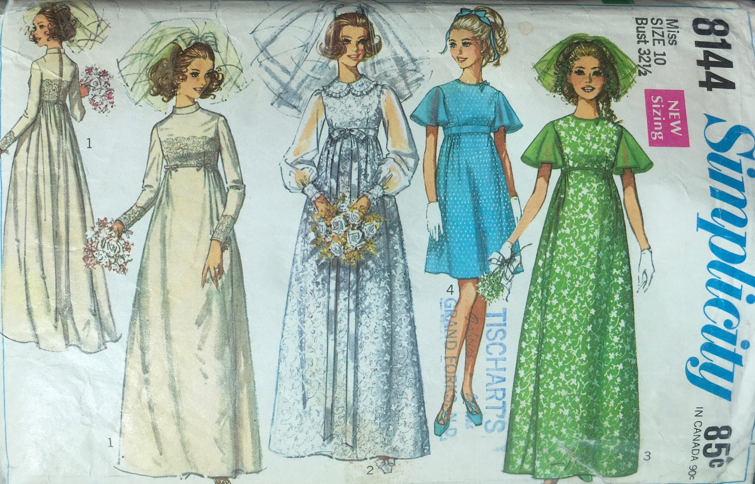Simplicity 8144 Sewing Pattern (Vintage) CUT
