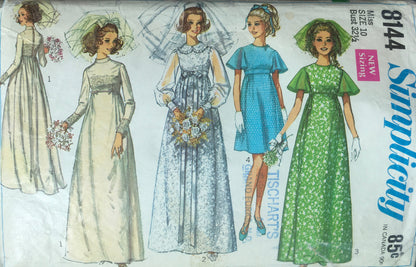 Simplicity 8144 Sewing Pattern (Vintage) CUT
