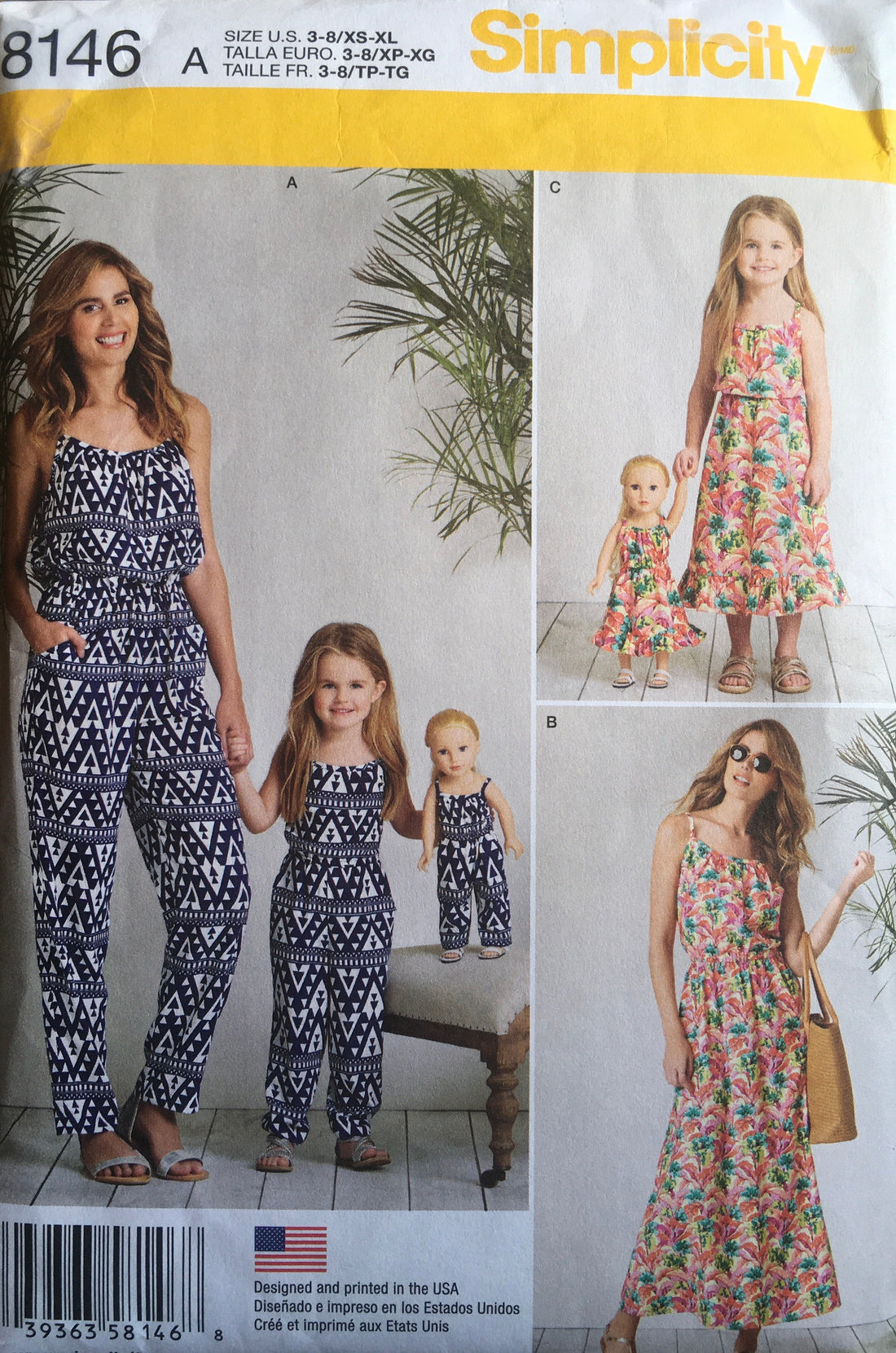 Simplicity 8146 Sewing Pattern UNCUT