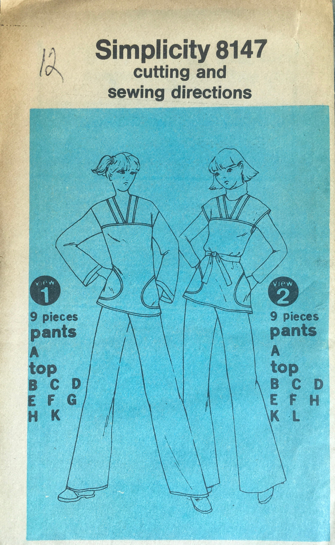 Simplicity 8147 Sewing Pattern (Vintage) UNCUT