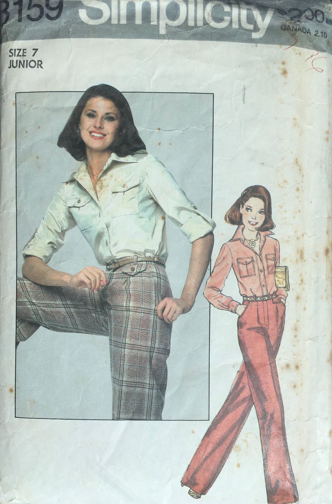 Simplicity 8159 Sewing Pattern (Vintage) CUT