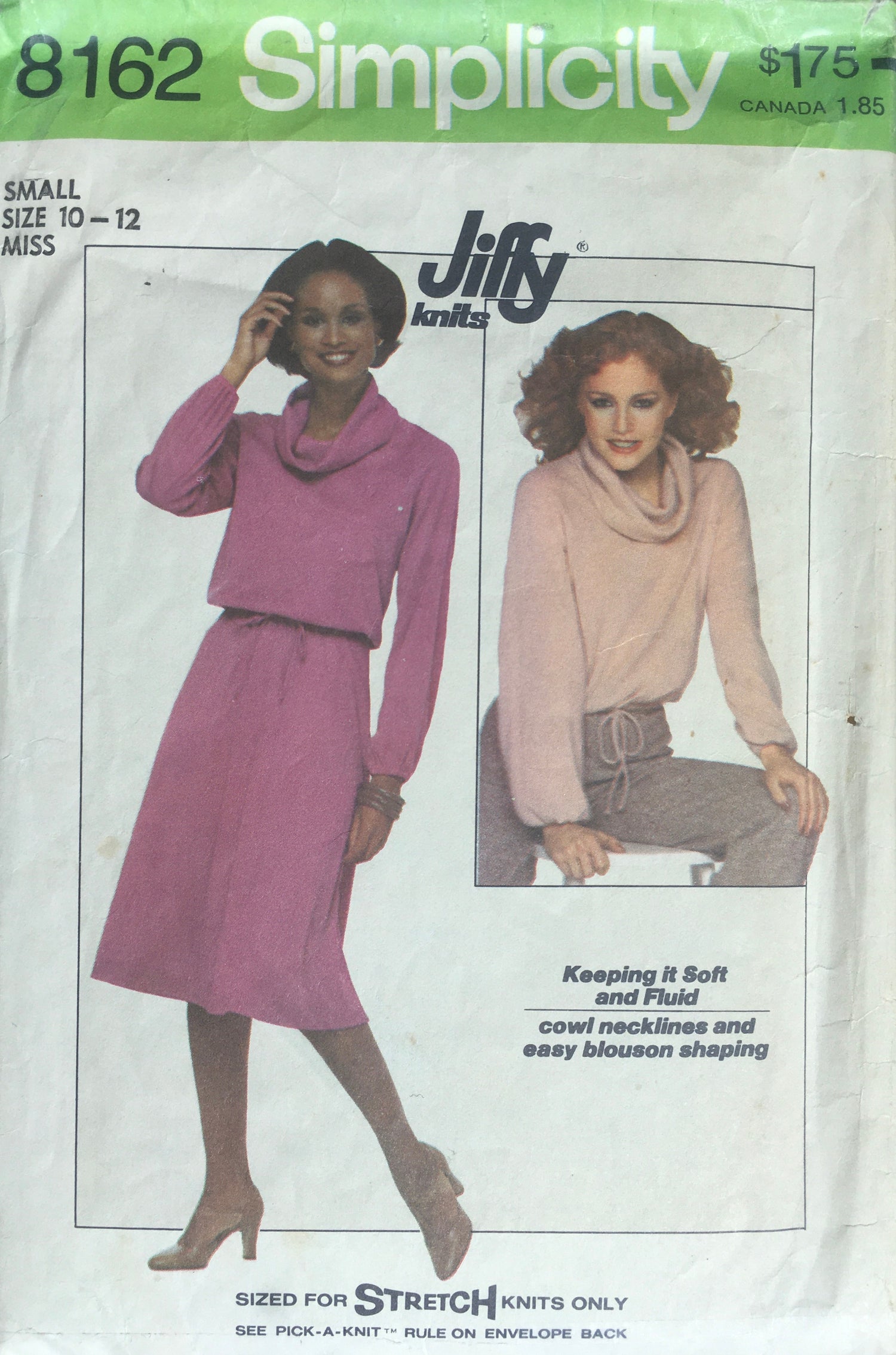 Simplicity 8162 Sewing Pattern (Vintage) CUT