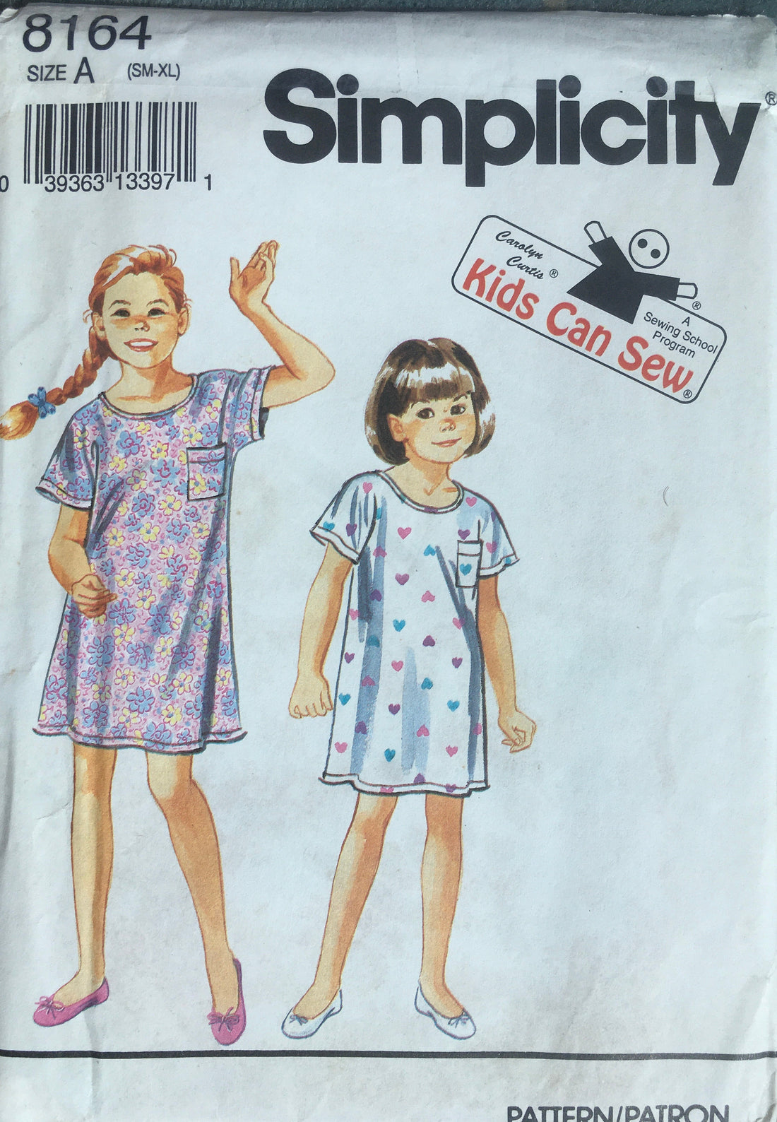 Simplicity 8164 Sewing Pattern (Vintage) UNCUT