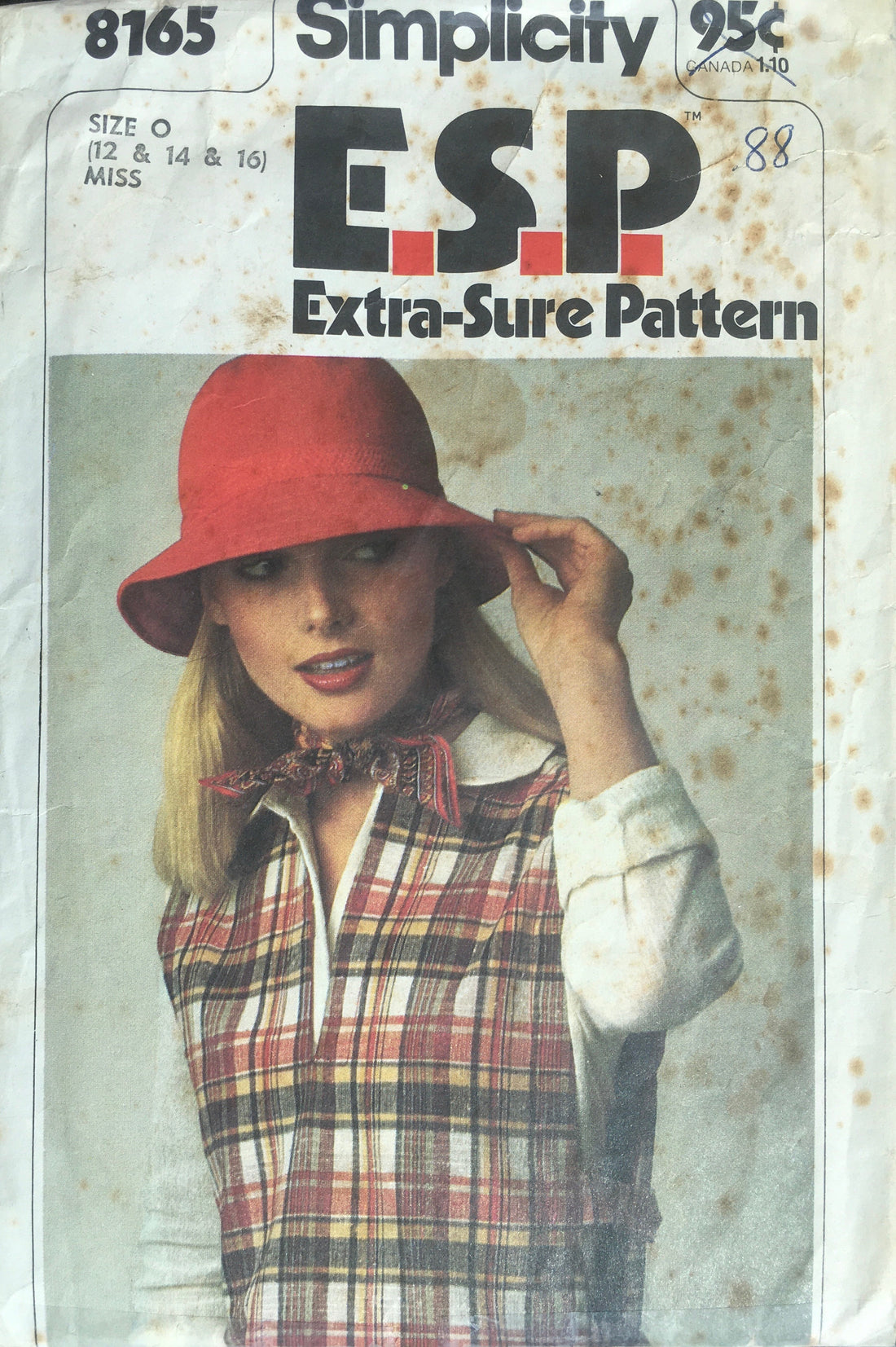 Simplicity 8165 Sewing Pattern (Vintage) CUT