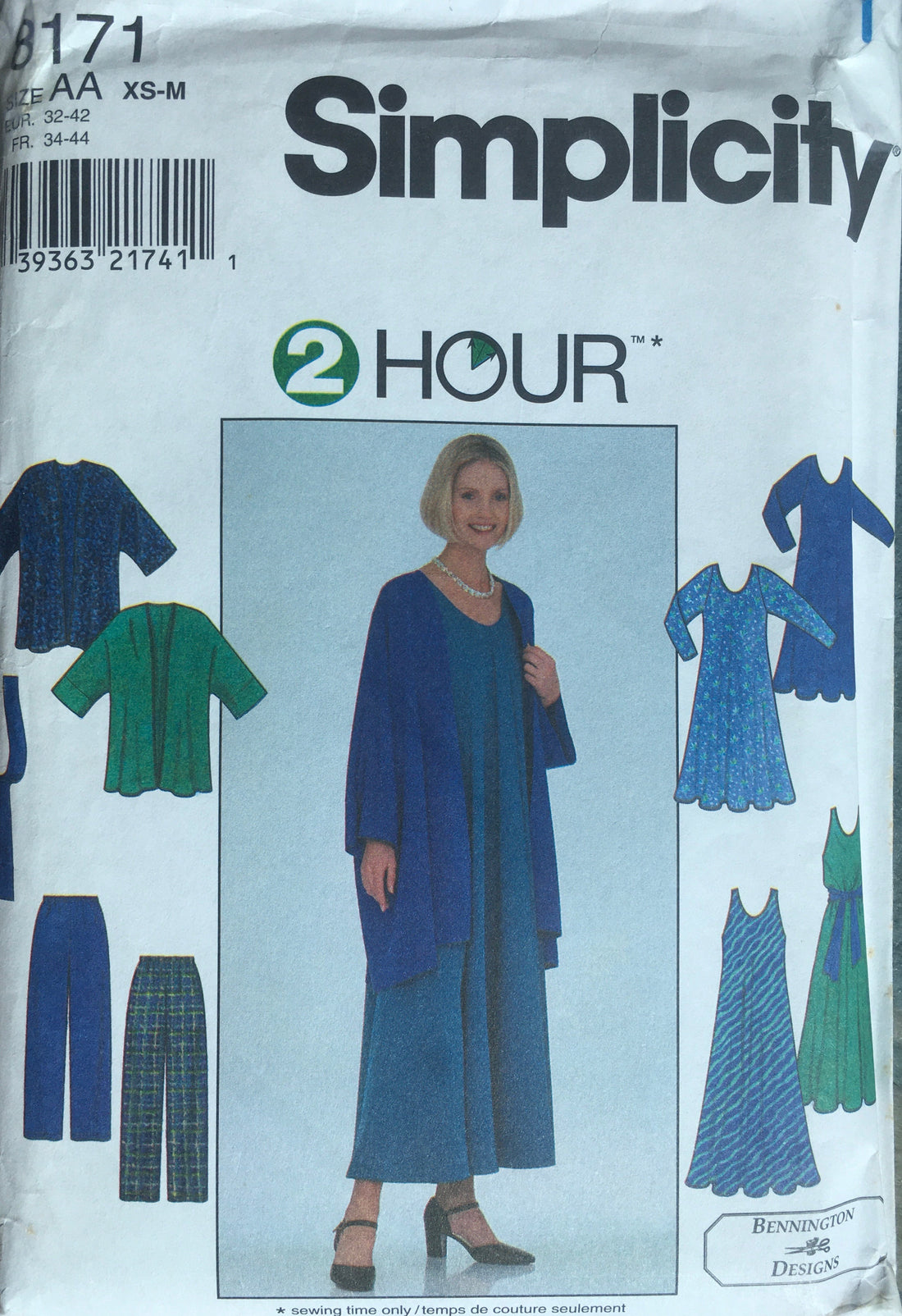 Simplicity 8171 Sewing Pattern (Vintage) UNCUT