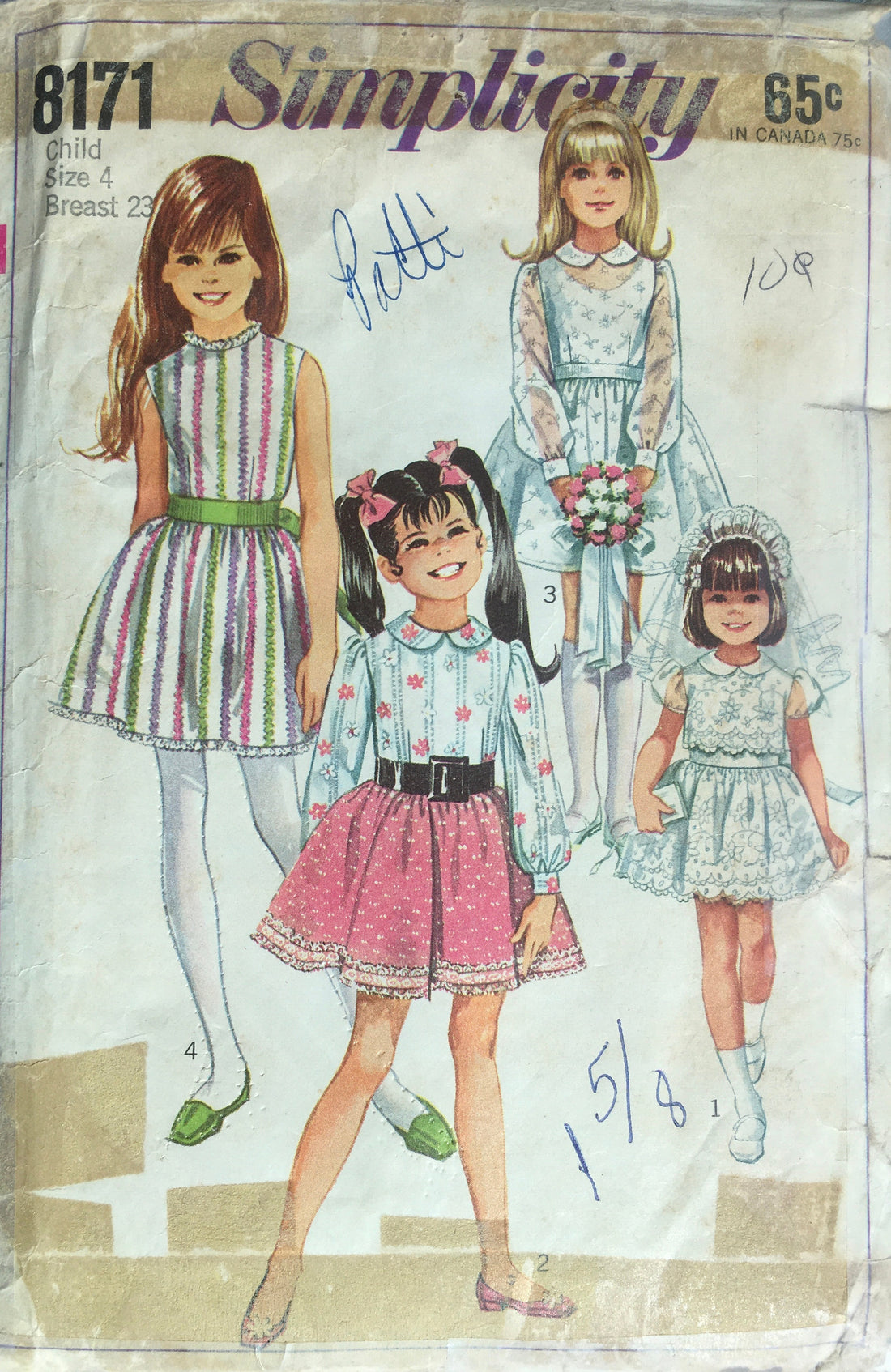 Simplicity 8171 Sewing Pattern (Vintage) CUT