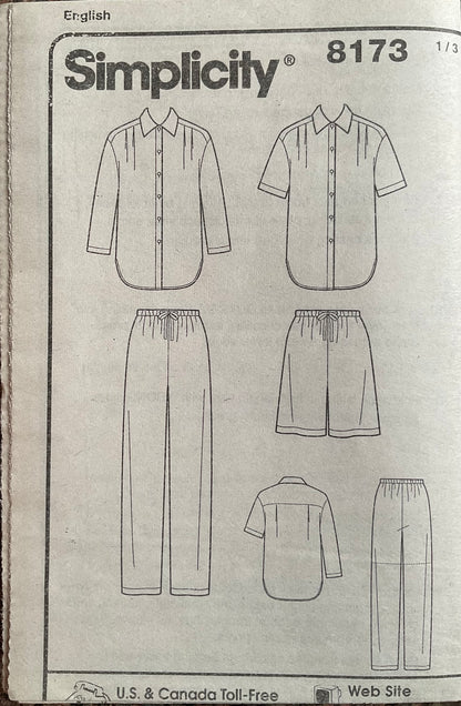 Simplicity 8173 Sewing Pattern (Vintage) CUT