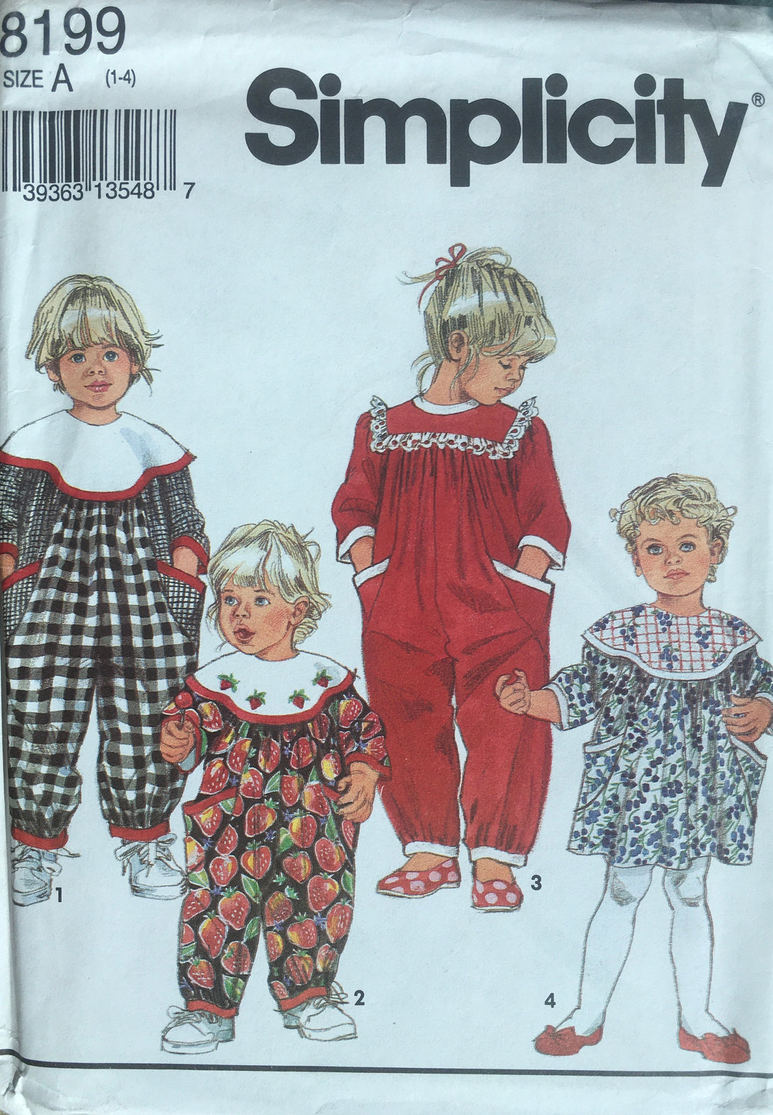 Simplicity 8199 Sewing Pattern (Vintage) UNCUT