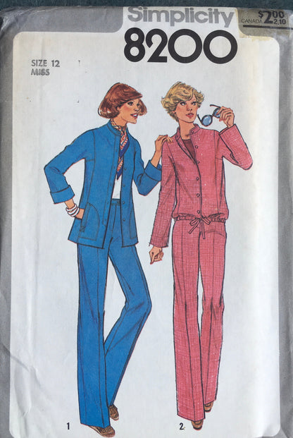 Simplicity 8200 Sewing Pattern (Vintage) UNCUT