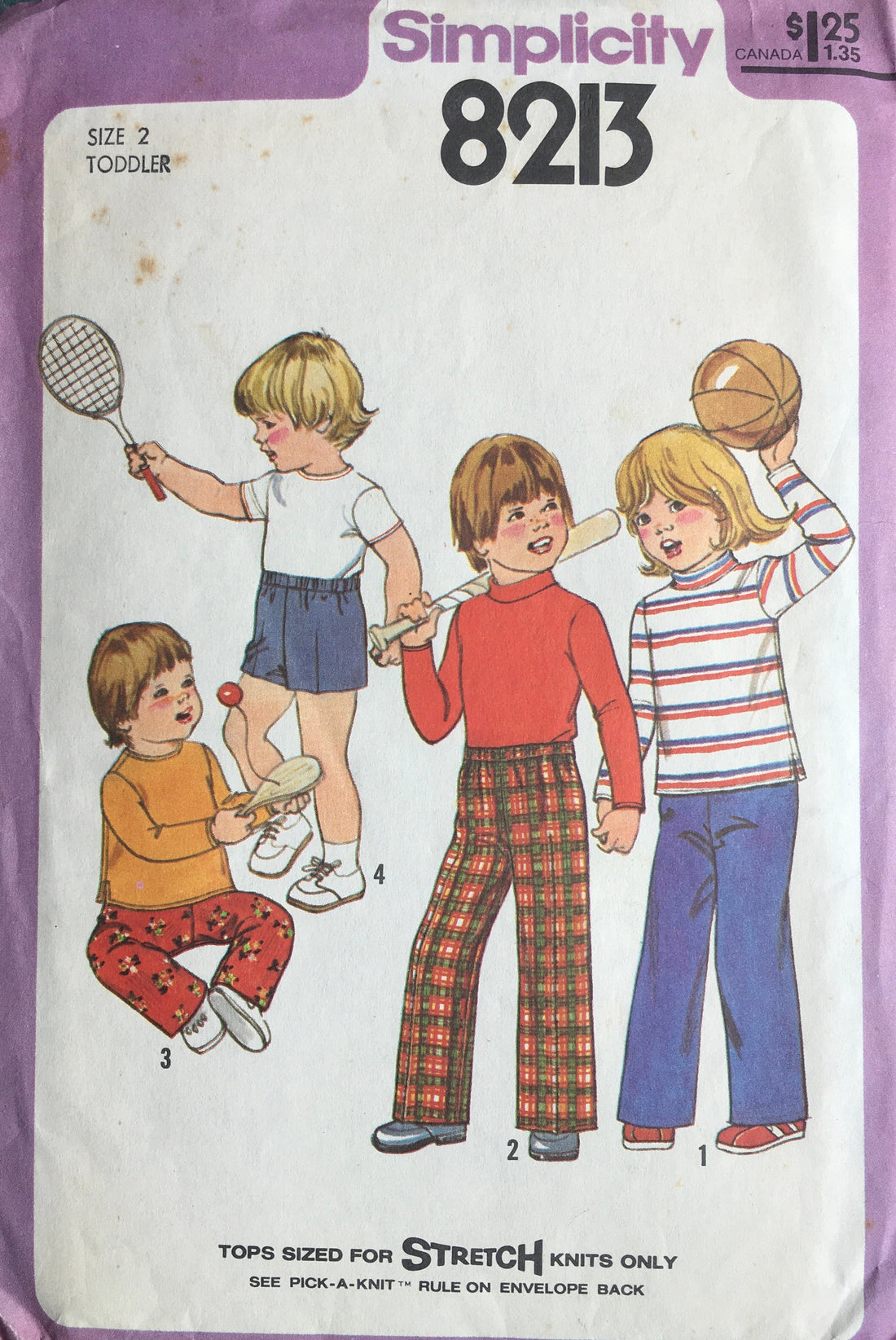 Simplicity 8213 Sewing Pattern (Vintage) CUT