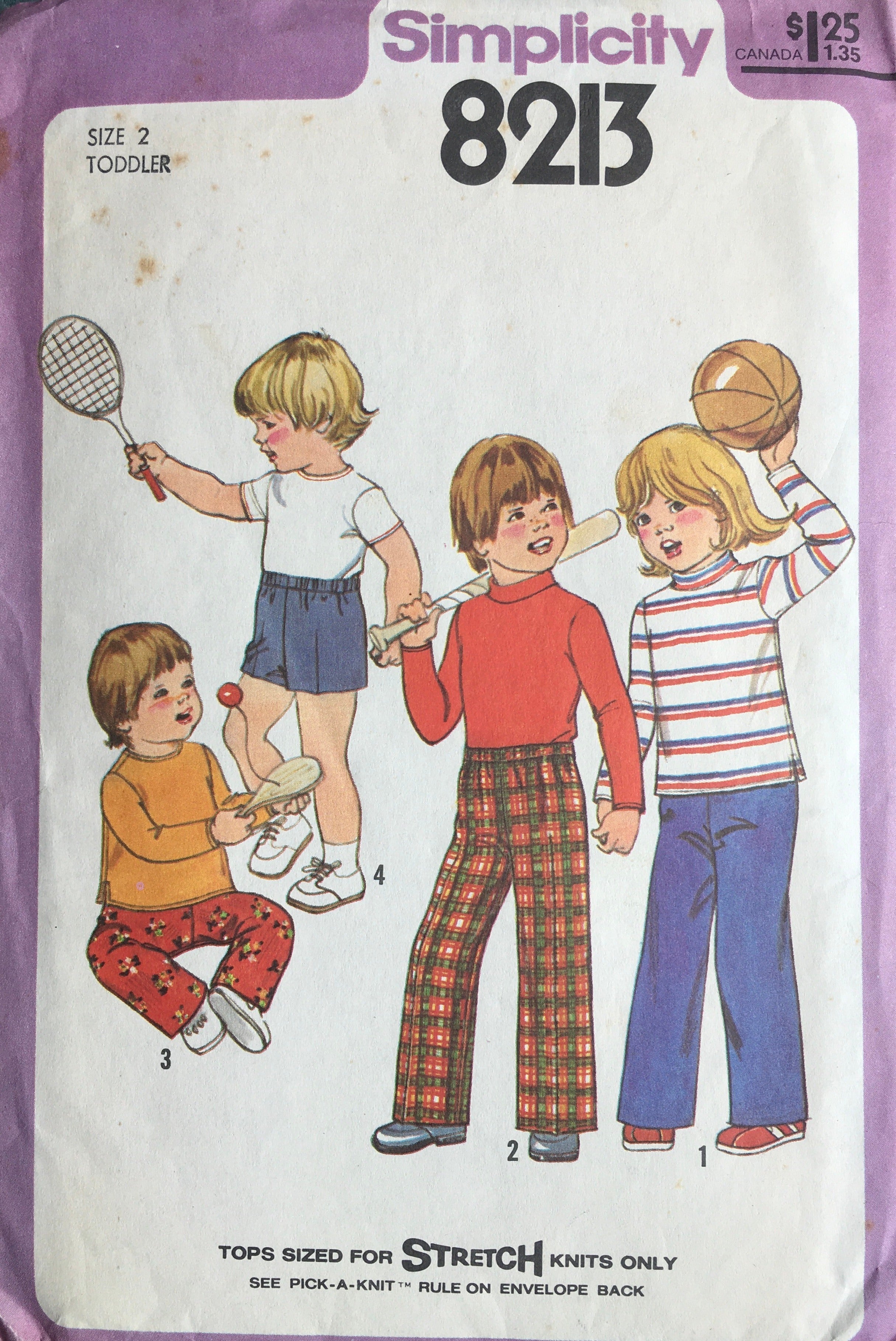 Simplicity 8213 Sewing Pattern (Vintage) CUT