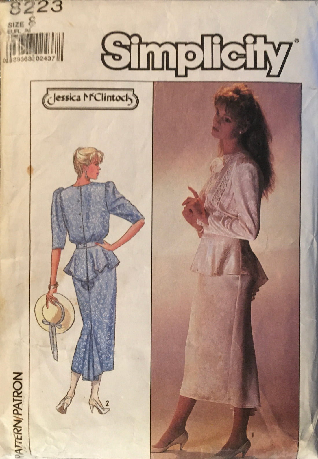 Simplicity 8223 Sewing Pattern (Vintage) CUT