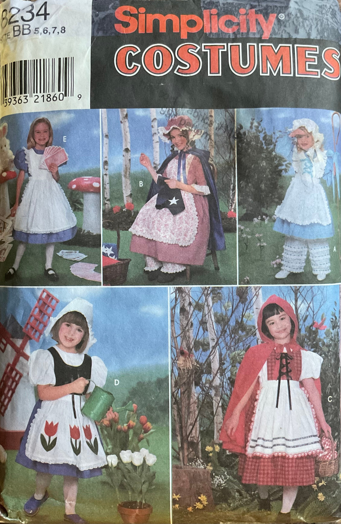 Simplicity 8234 Sewing Pattern (Vintage) CUT