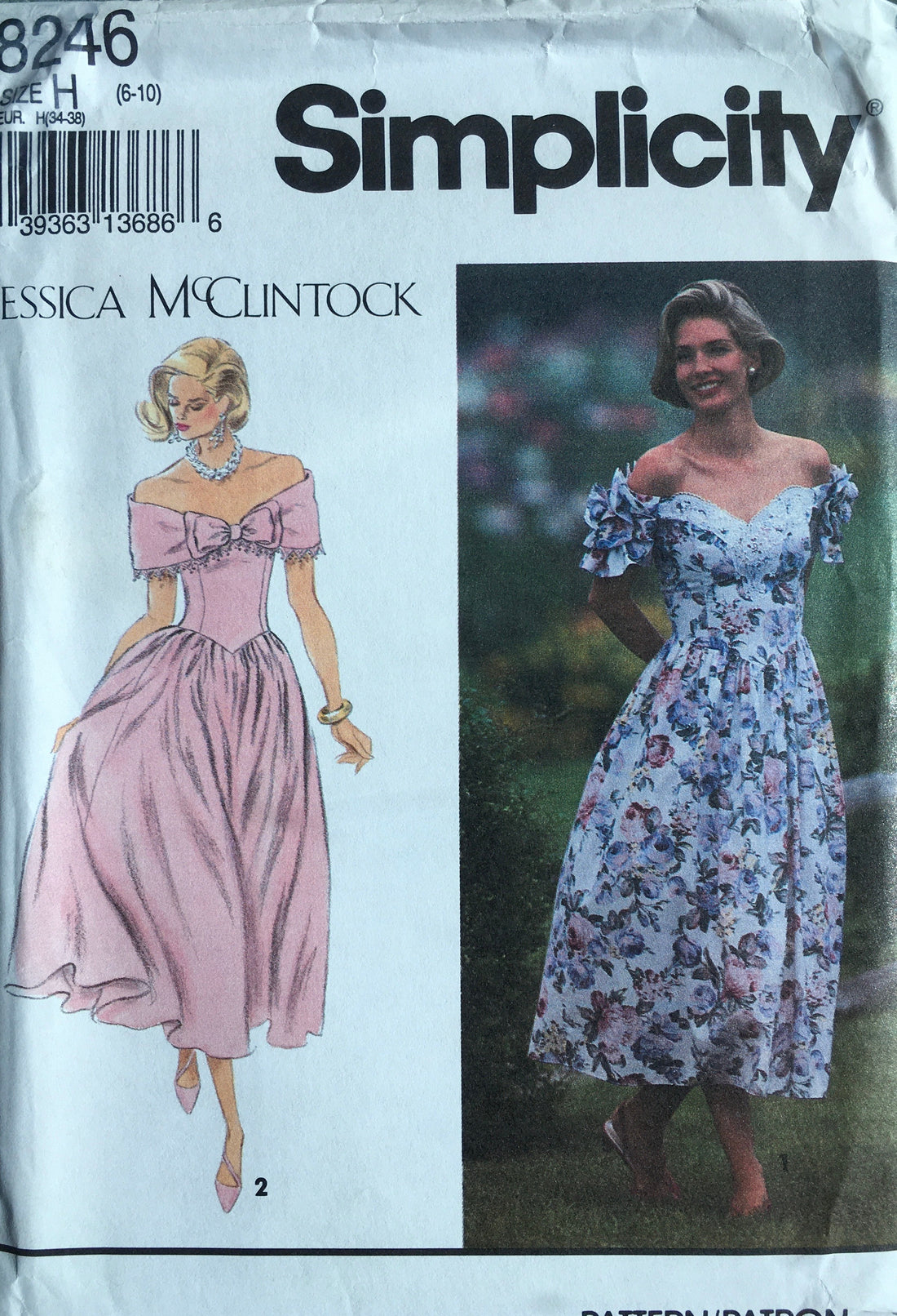 Simplicity 8246 Sewing Pattern (Vintage) UNCUT
