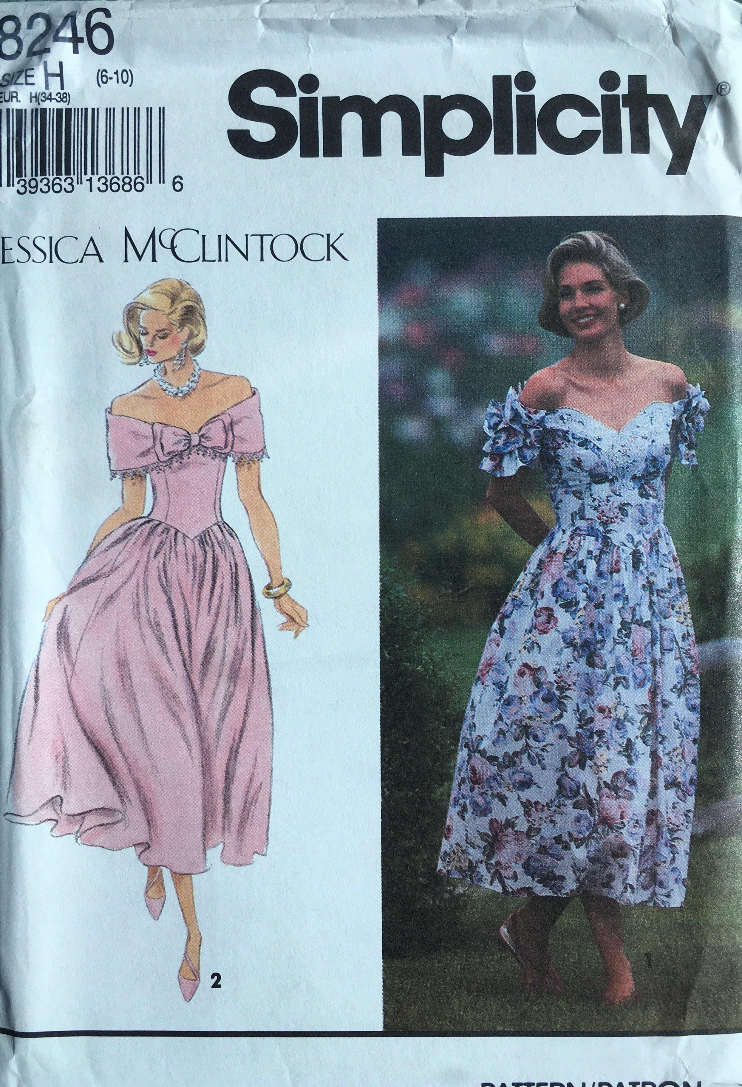 Simplicity 8246 Sewing Pattern (Vintage) UNCUT