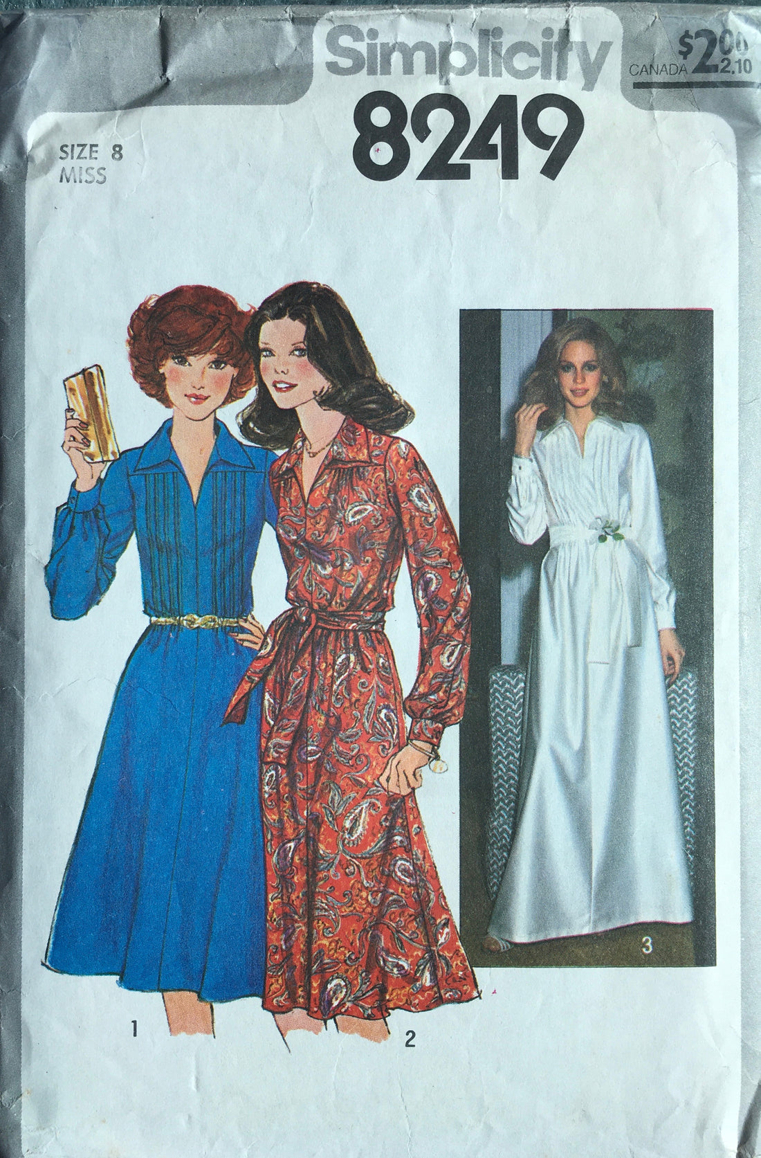 Simplicity 8249 Sewing Pattern (Vintage) CUT
