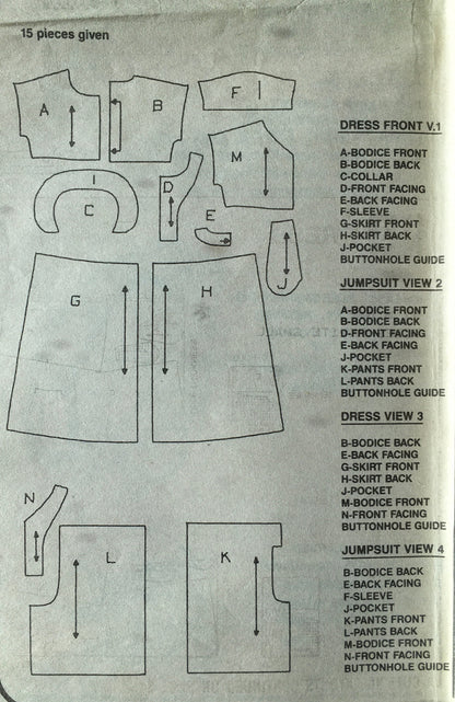 Simplicity 8289 Sewing Pattern (Vintage) CUT