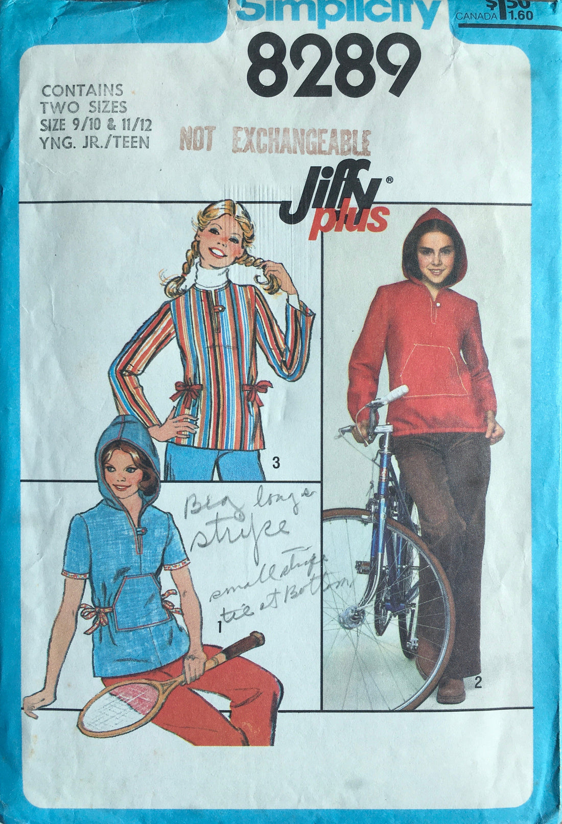Simplicity 8289 Sewing Pattern (Vintage) CUT