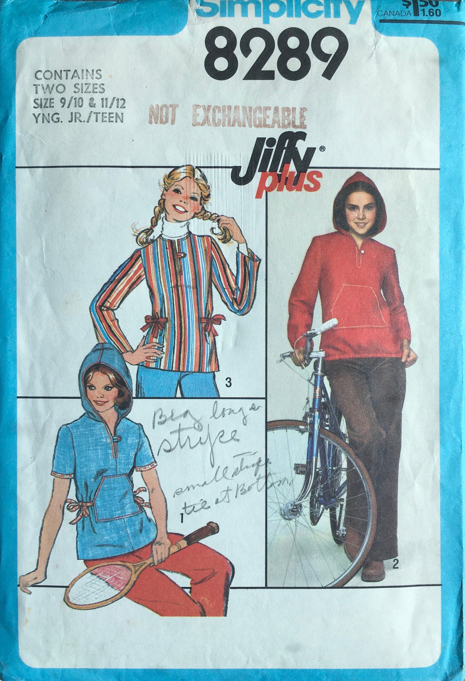 Simplicity 8289 Sewing Pattern (Vintage) CUT