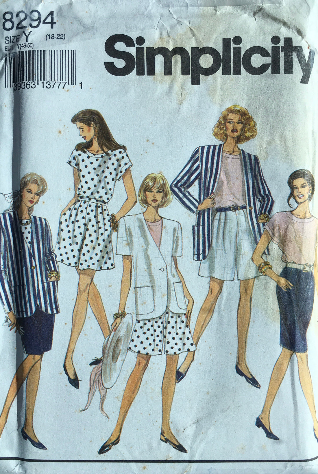 Simplicity 8294 Sewing Pattern (Vintage) UNCUT