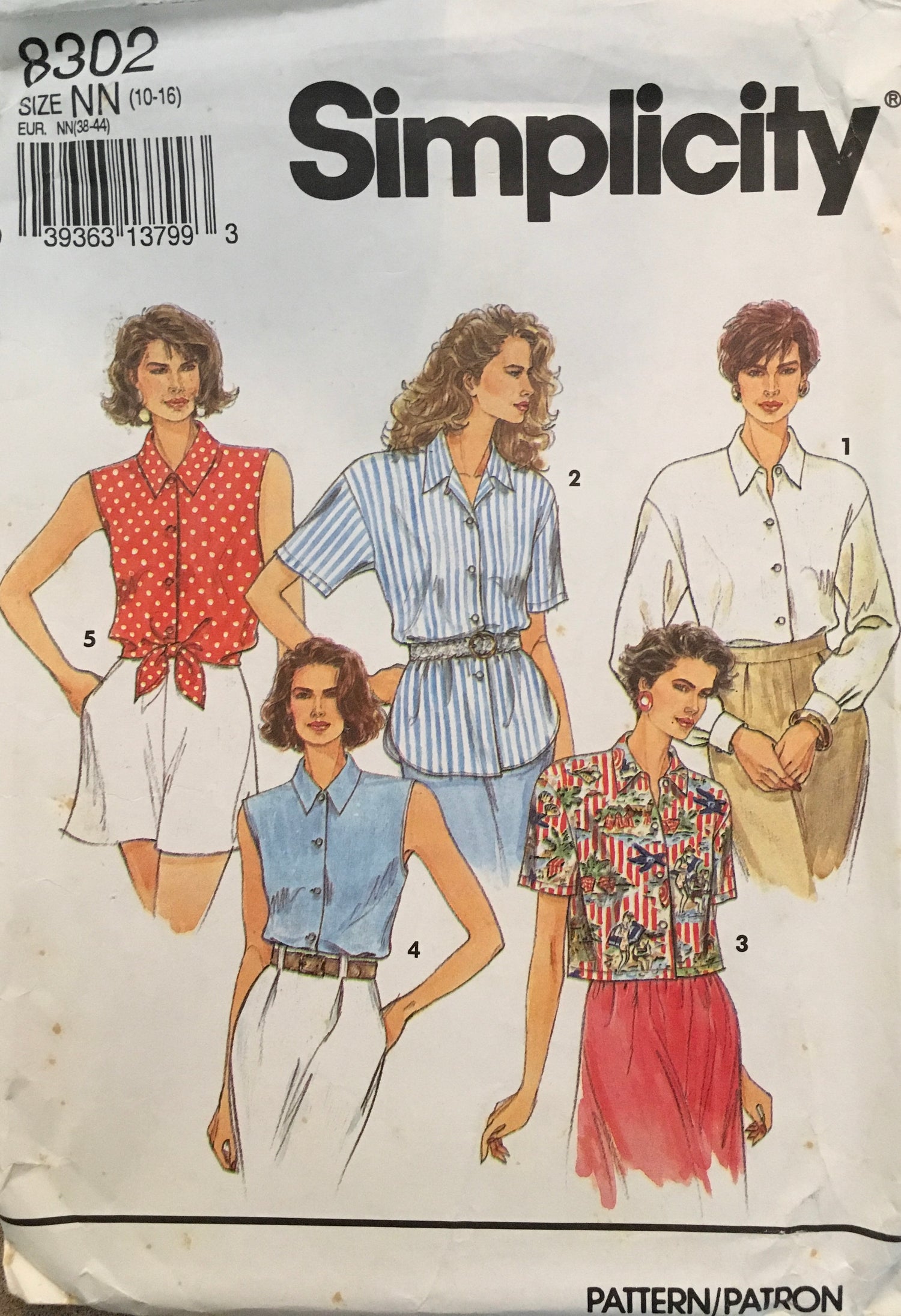 Simplicity 8302 Sewing Pattern (Vintage) CUT