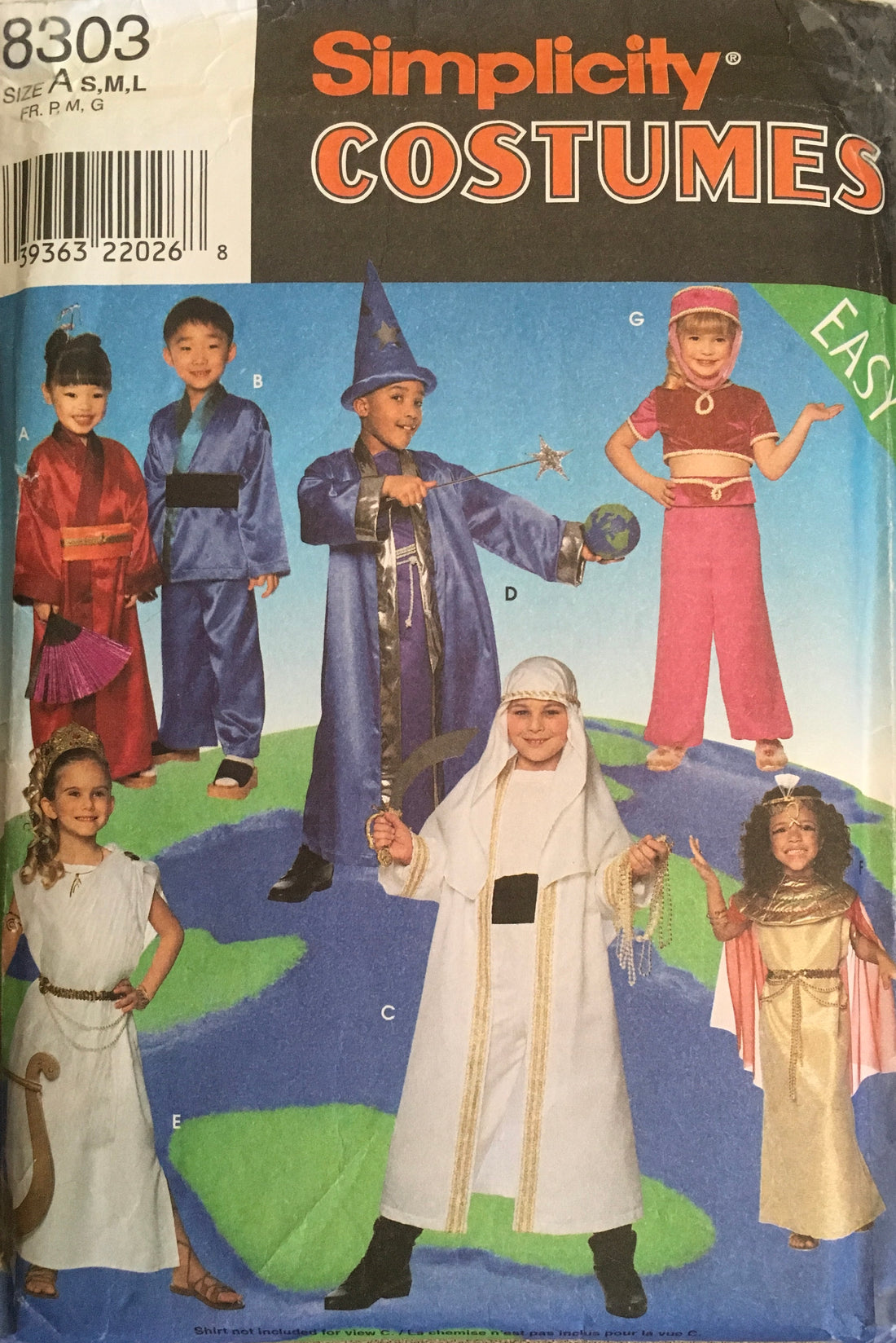 Simplicity 8303 Sewing Pattern (Vintage) CUT