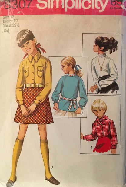 Simplicity 8307 Sewing Pattern (Vintage) CUT