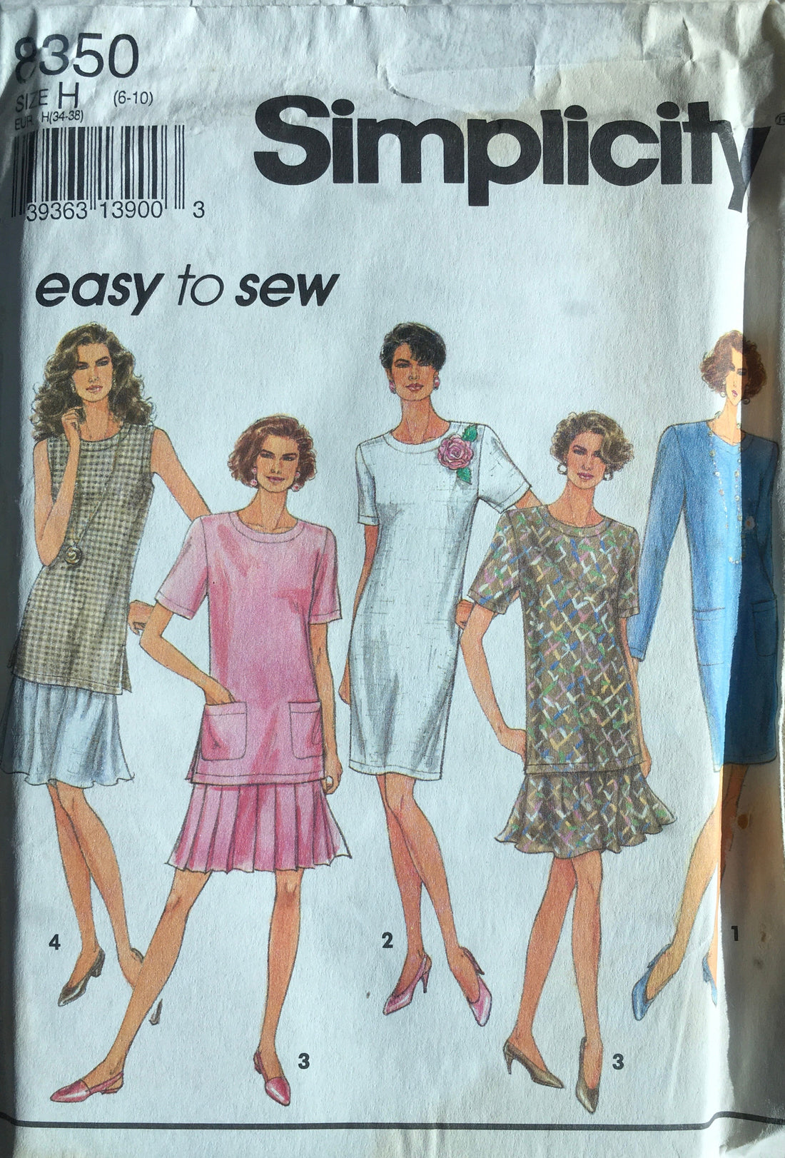 Simplicity 8350 Sewing Pattern (Vintage) UNCUT