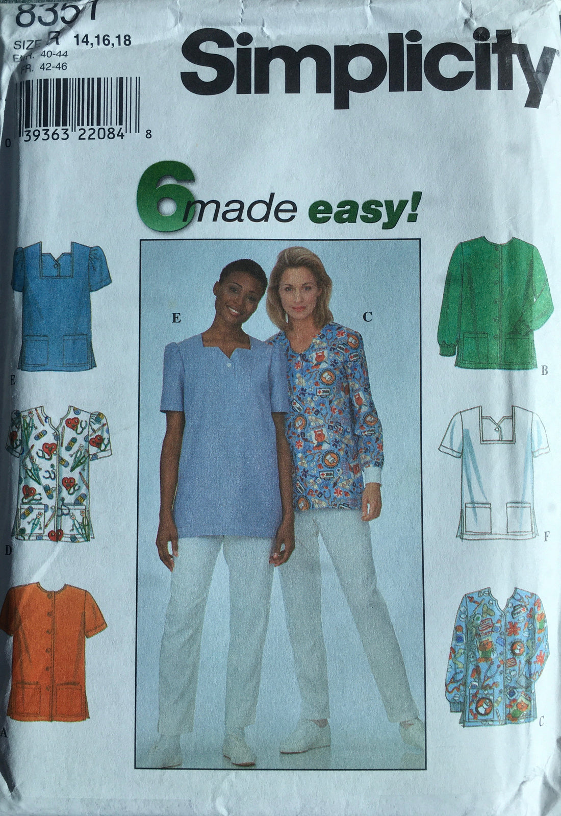 Simplicity 8351 Sewing Pattern (Vintage) UNCUT