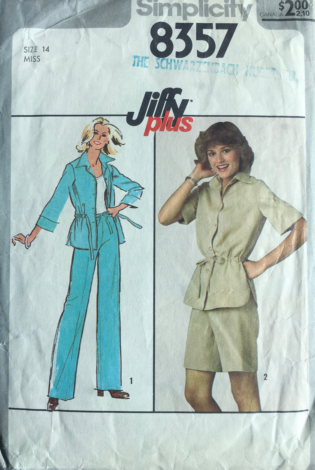 Simplicity 8357 Sewing Pattern (Vintage) CUT