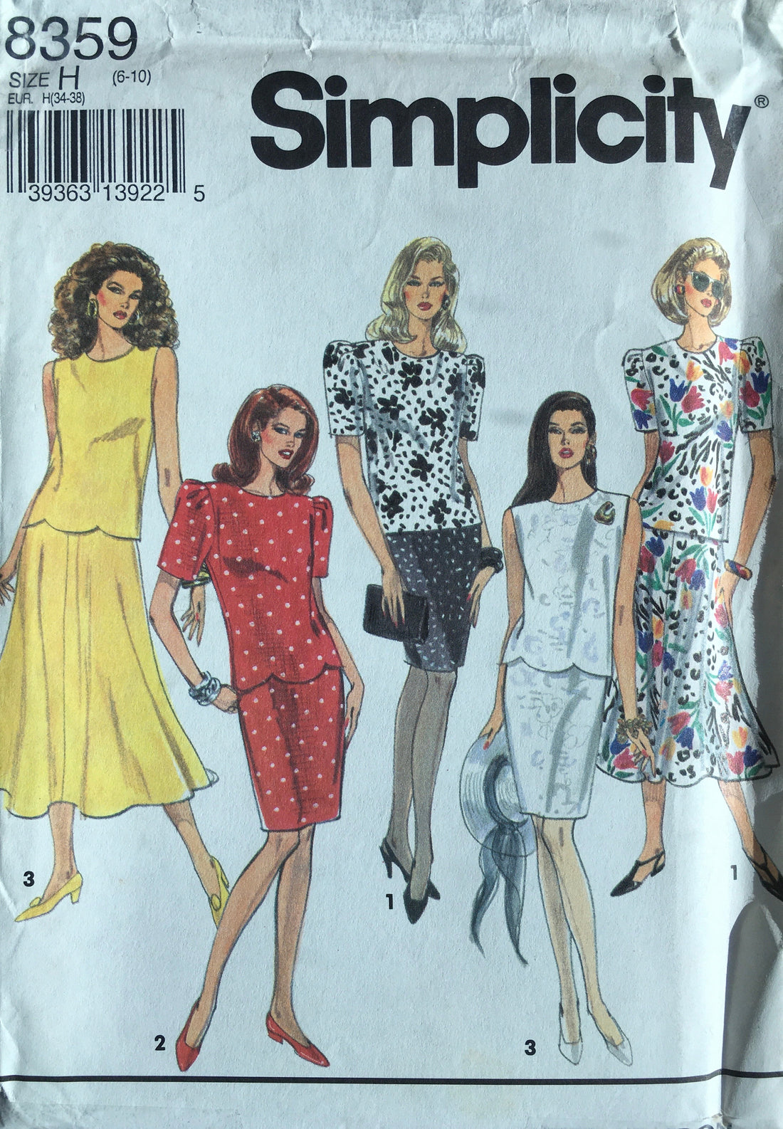 Simplicity 8359 Sewing Pattern (Vintage) UNCUT
