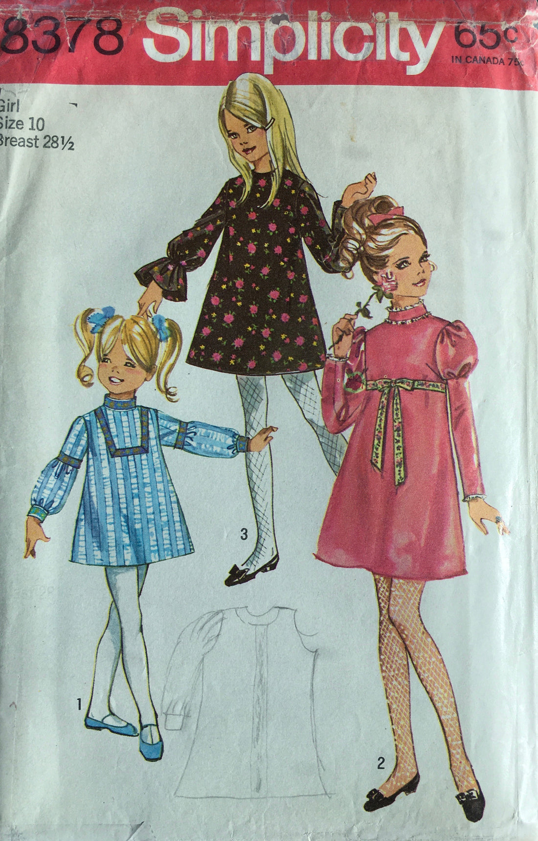 Simplicity 8378 Sewing Pattern (Vintage) UNCUT