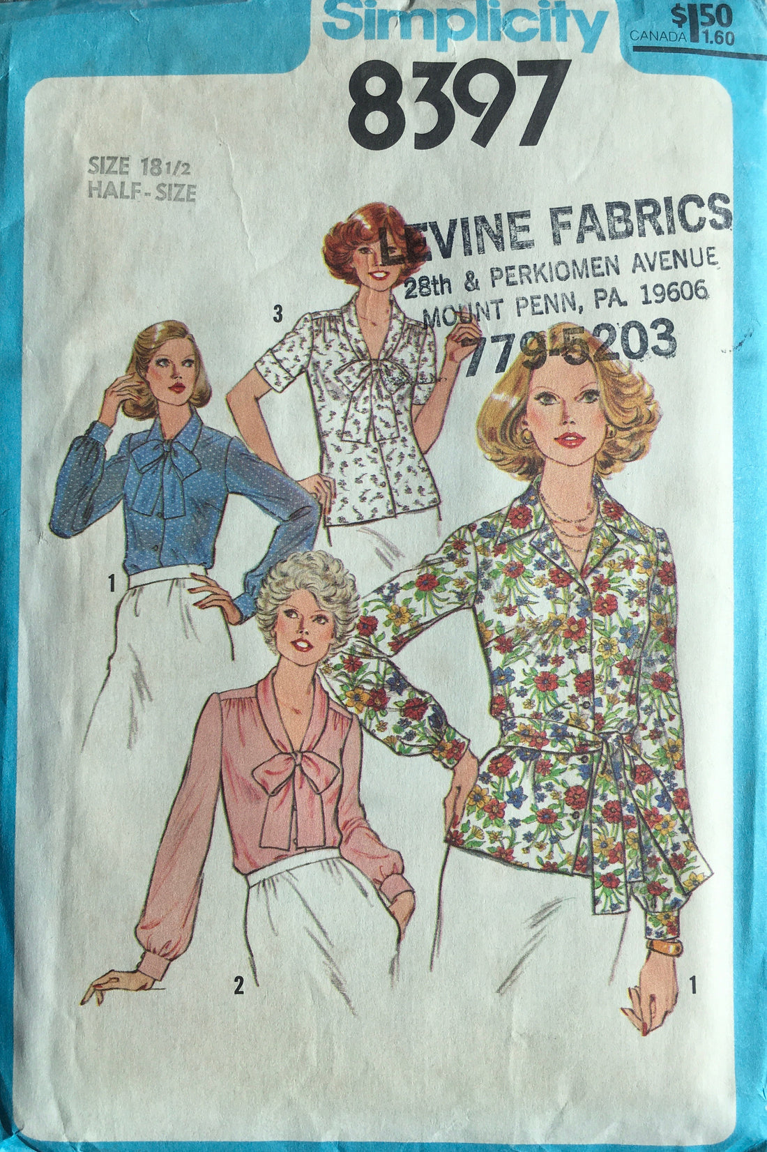 Simplicity 8397 Sewing Pattern (Vintage) CUT