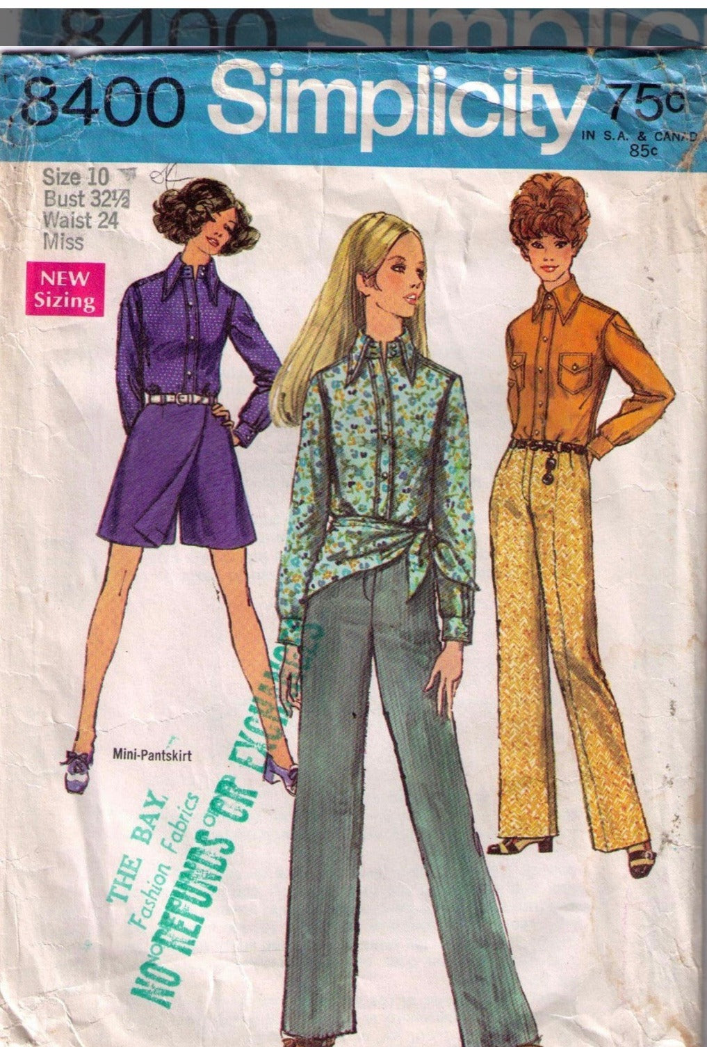 Simplicity 8400 Sewing Pattern (Vintage) UNCUT
