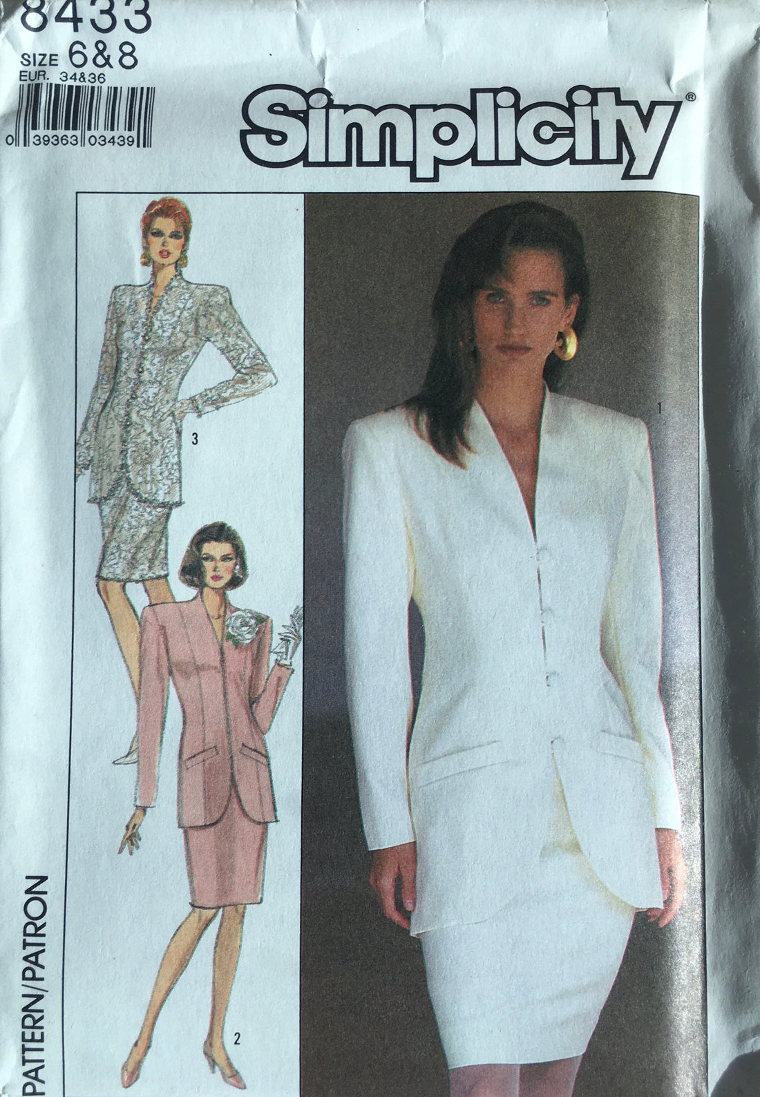 Simplicity 8433 Sewing Pattern (Vintage) UNCUT