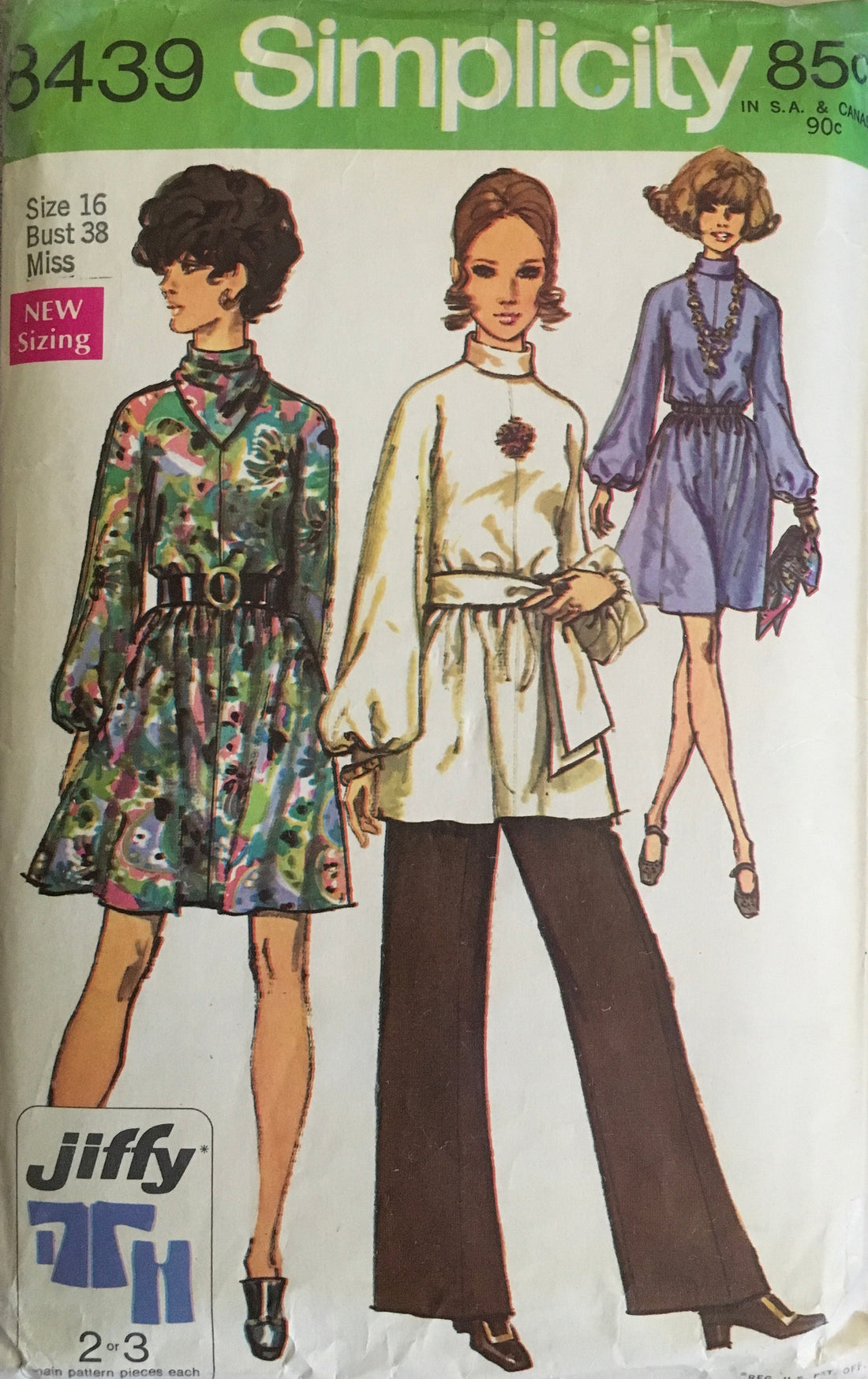 Simplicity 8439 Sewing Pattern (Vintage) UNCUT