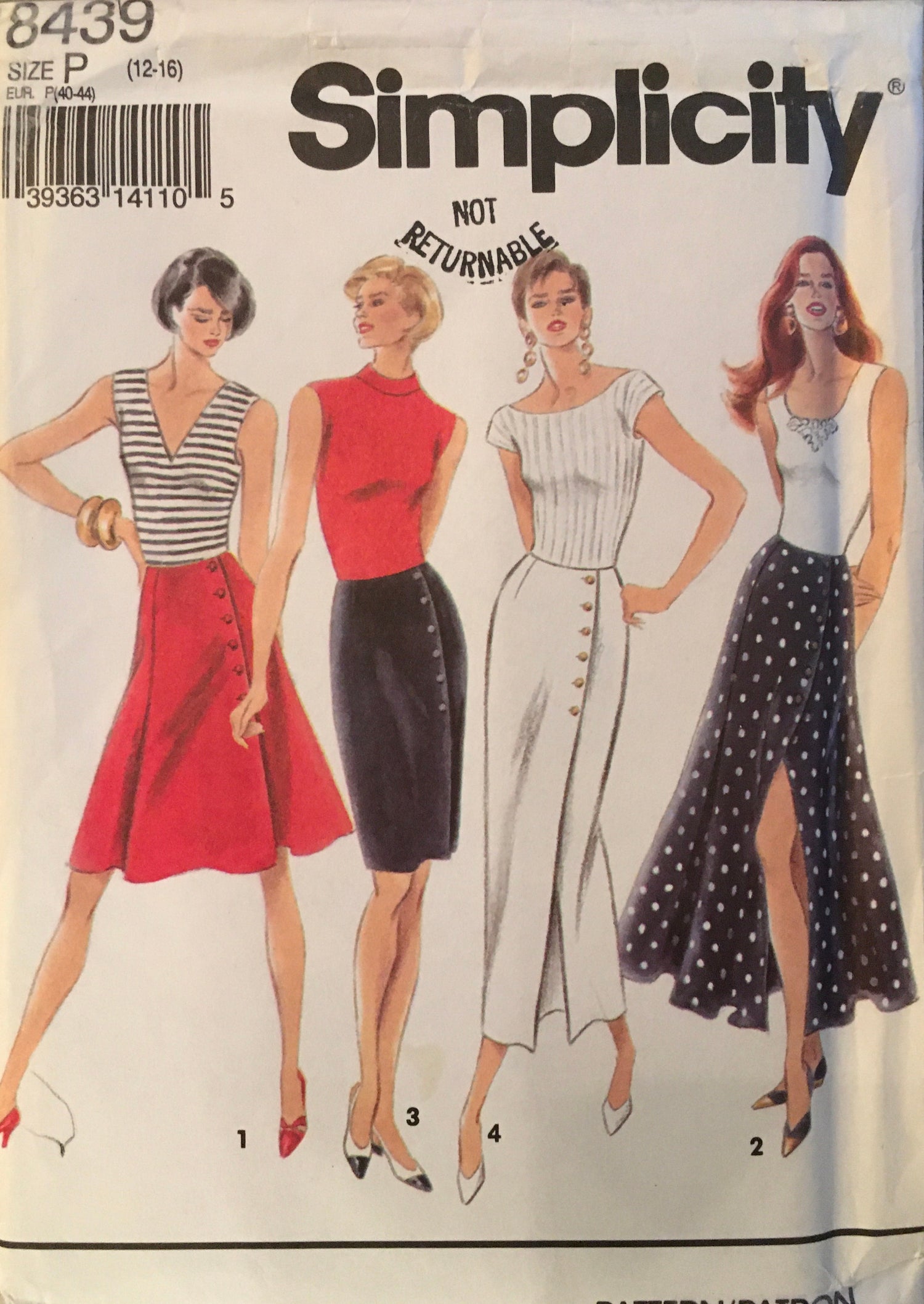 Simplicity 8439 Sewing Pattern (Vintage) UNCUT