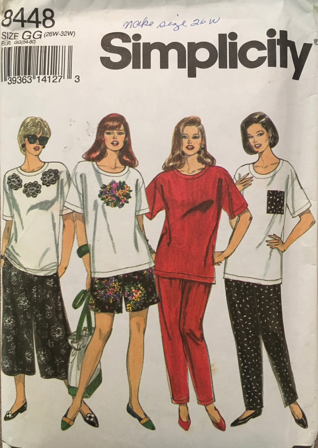 Simplicity 8448 Sewing Pattern (Vintage) CUT